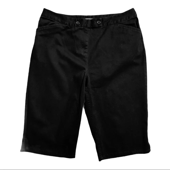 🛍️ 3/$40 Jones NY City Short Black Bermuda Short  Size 12 - Picture 5 of 6